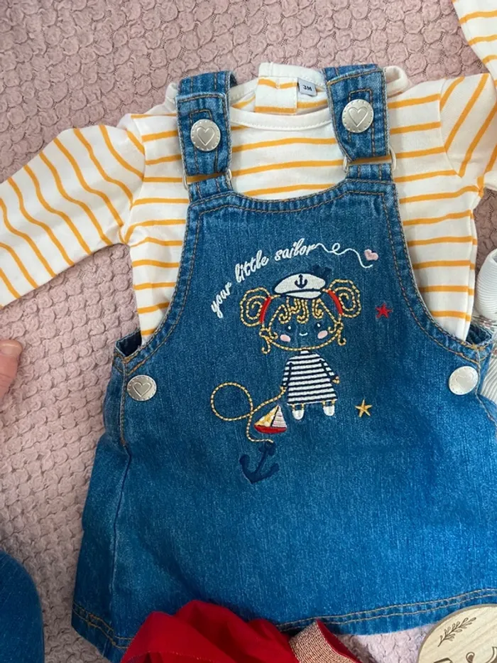 Lot bébé fille 3 mois mi saison - photo numéro 2