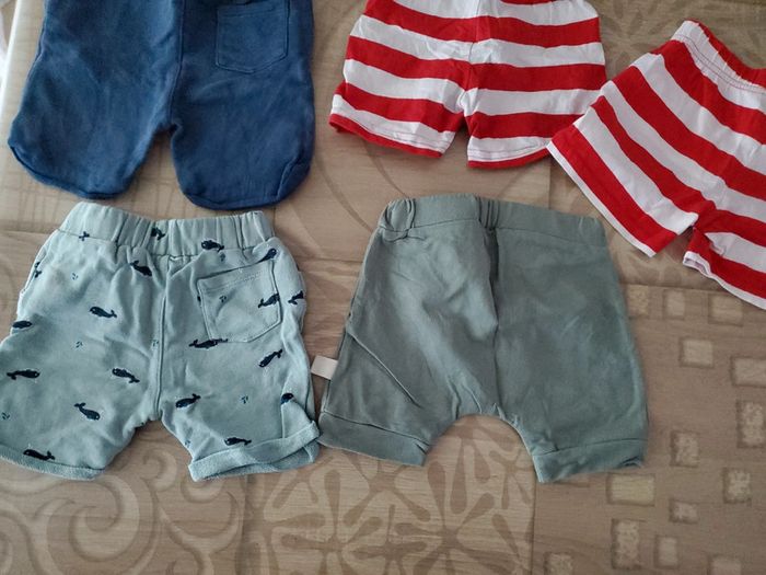 Lot 5 shorts 9 mois 74 cm - photo numéro 7