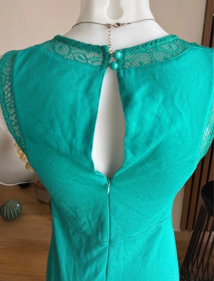 Robe verte Lpb dos ouvert - photo numéro 6