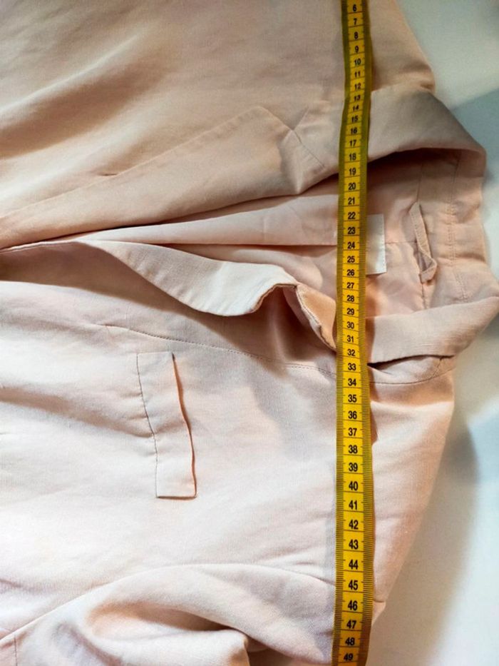 Veste blazer H&M – Taille M – Lin & Viscose - photo numéro 6