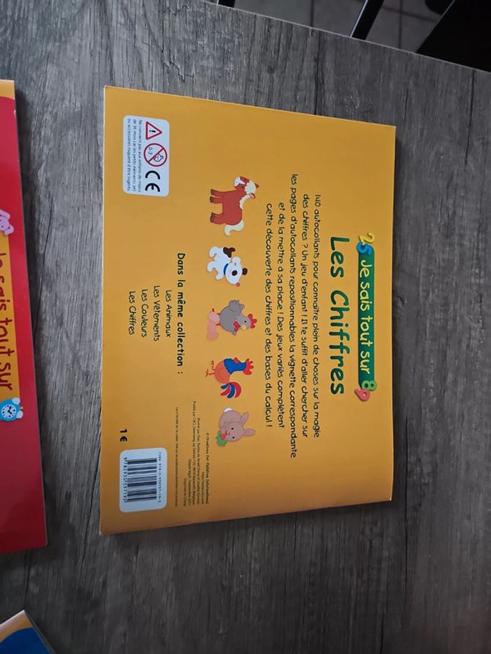 Lot 3 livres je sais tout sur les chiffres les couleurs les vêtements - photo numéro 7