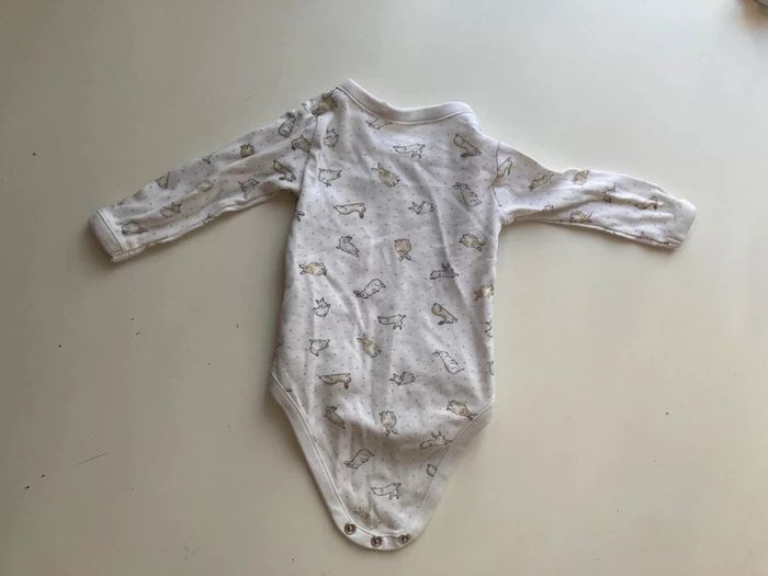 Lot naissance : bonnet + chaussons + body manches longues - photo numéro 7