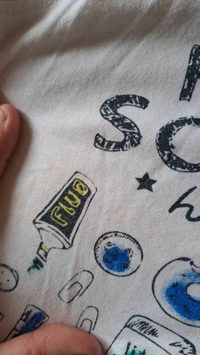 💚T-shirt manches longues garçon – T. 24 mois - photo numéro 3