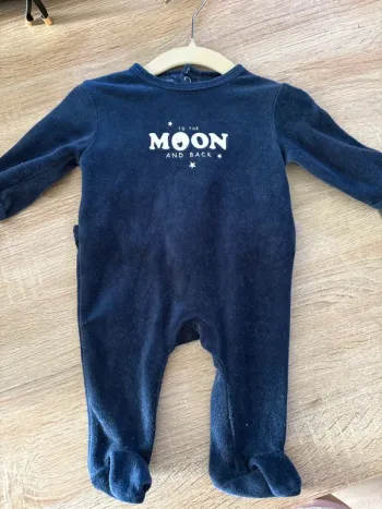 Pyjama velours bébé