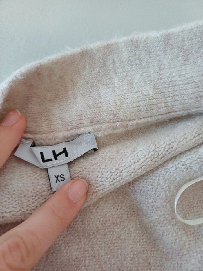 Pull beige/crème tout doux LH taille L 40 - photo numéro 8