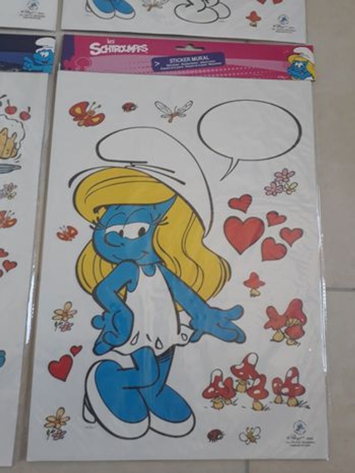 Stickers muraux - Les Schtroumpfs - photo numéro 5