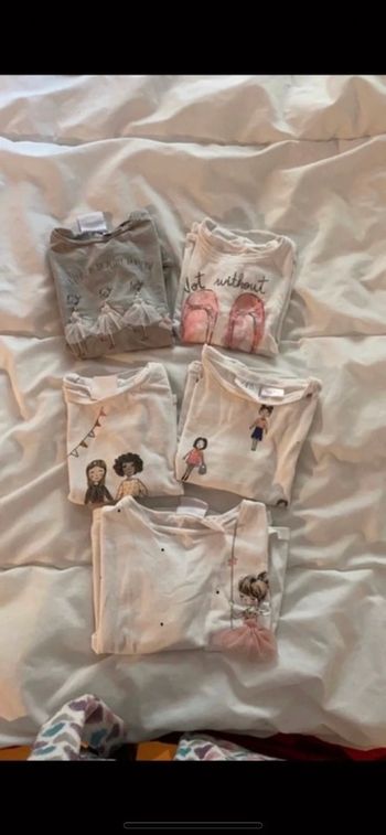 Lot 5 tee-shirts zara