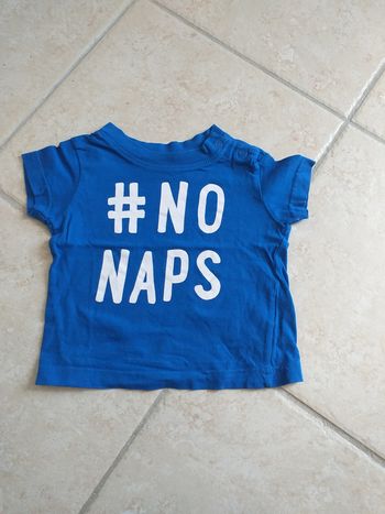 Tshirt manches courtes bleu 12 mois