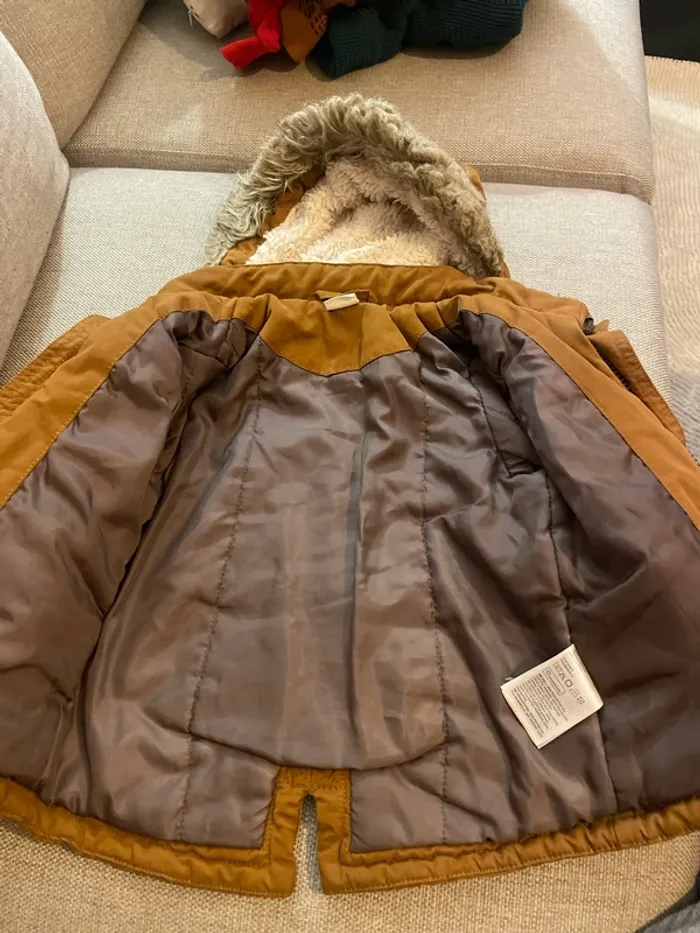 Manteau marron h&m - photo numéro 3