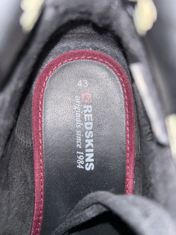 Bottines noir cuir Redskins / Taille 43 / Bon état - photo numéro 8