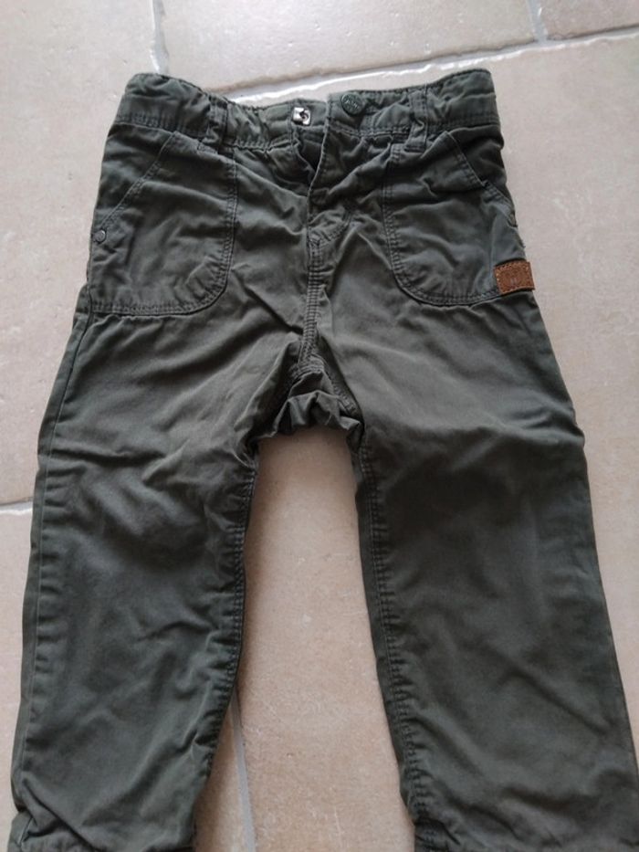 Vends pantalon doublé coton fin 18 mois - photo numéro 2