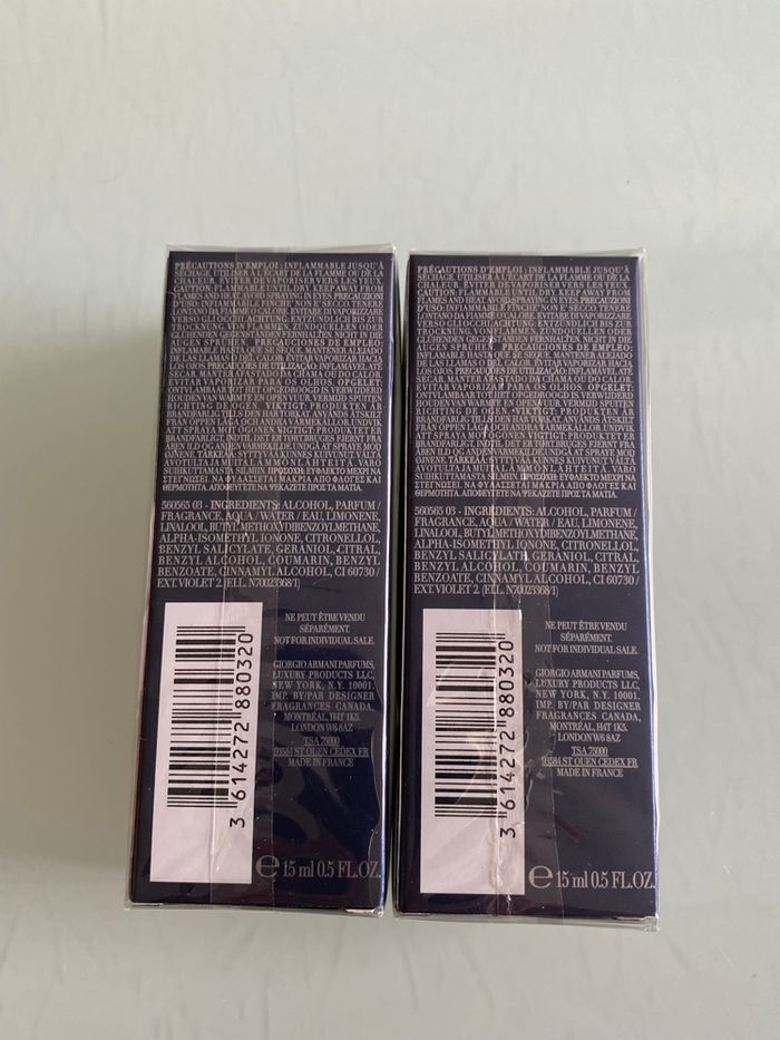 2 x 15 ml eau de parfum acqua di gio profondo - photo numéro 3