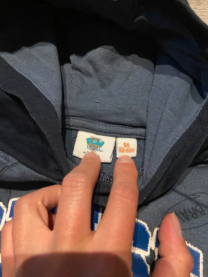 Sweat à capuche garçon 5 ans - photo numéro 2