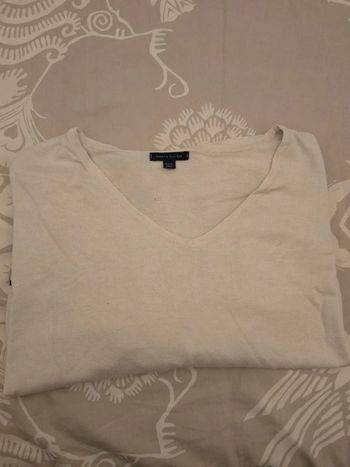 🌟 pull leger et très large blanc Tommy Hilfiger femme - Taille L 🌟
