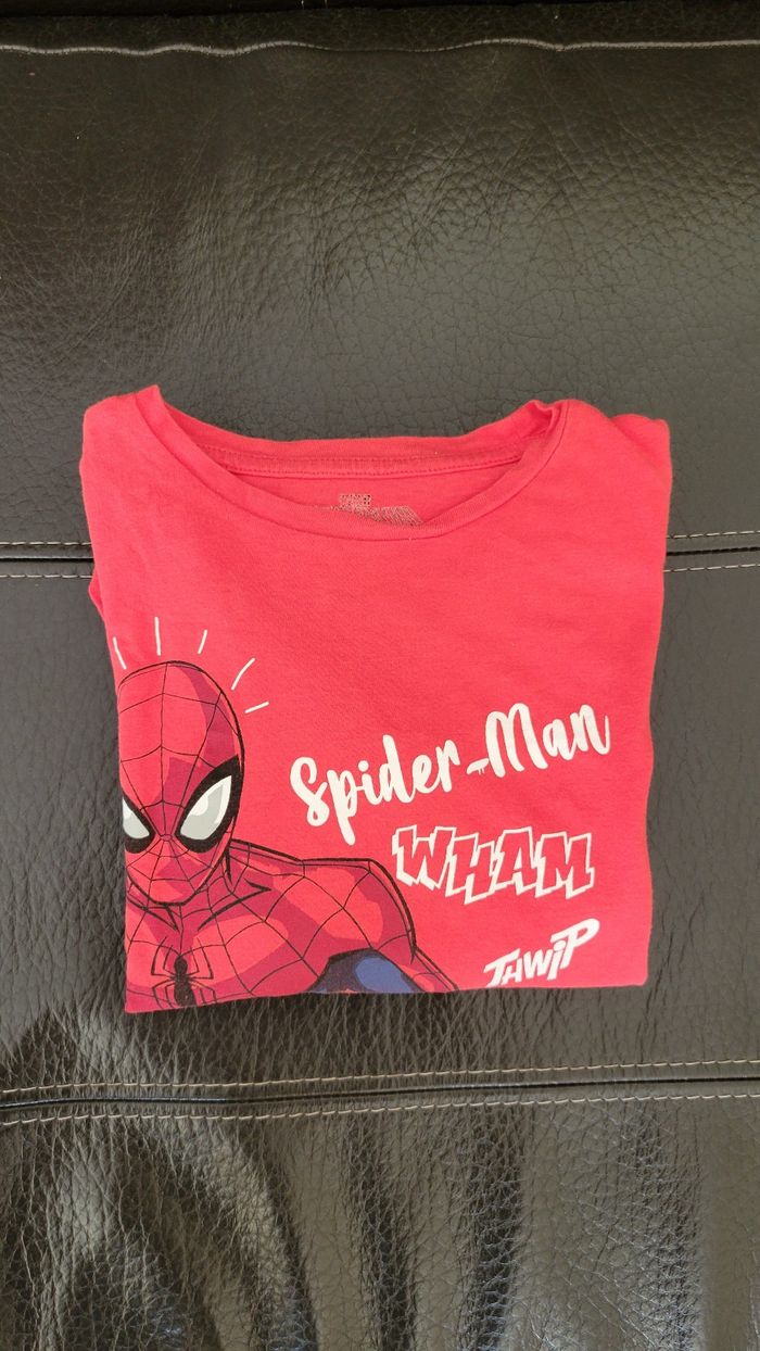 Pyjama à manches longues Spiderman 7-8 ans - photo numéro 3