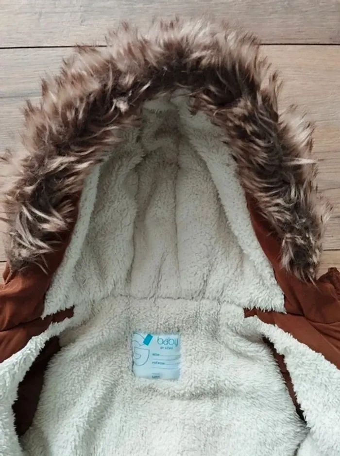 Manteau hiver style parka 12 mois (74cm) Gémo - photo numéro 4