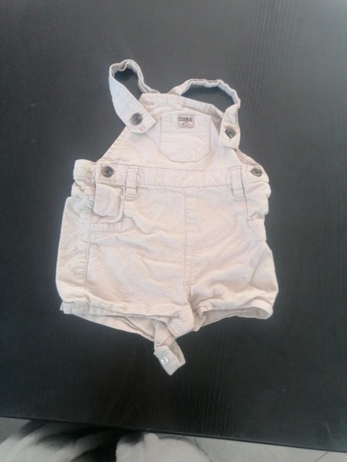 Salopette short 6 mois kiabi