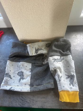 Ensemble lapin cousu main