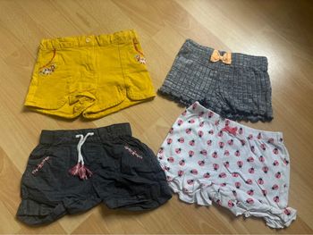 Lot 4 shorts 2 ans