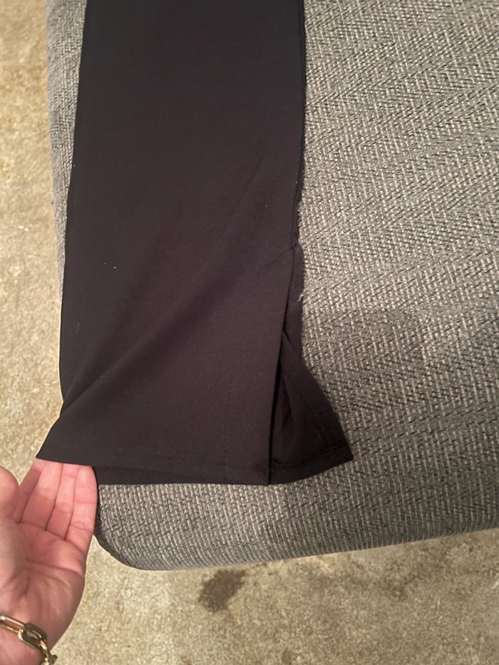 Pantalon patte d’éléphant noir - photo numéro 3