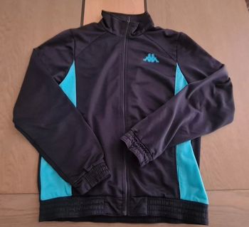 Veste kappa bleue en parfait état 164 cm 14 ans