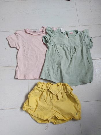 Lot de 3 vêtements été Zara Taille 3/6 mois