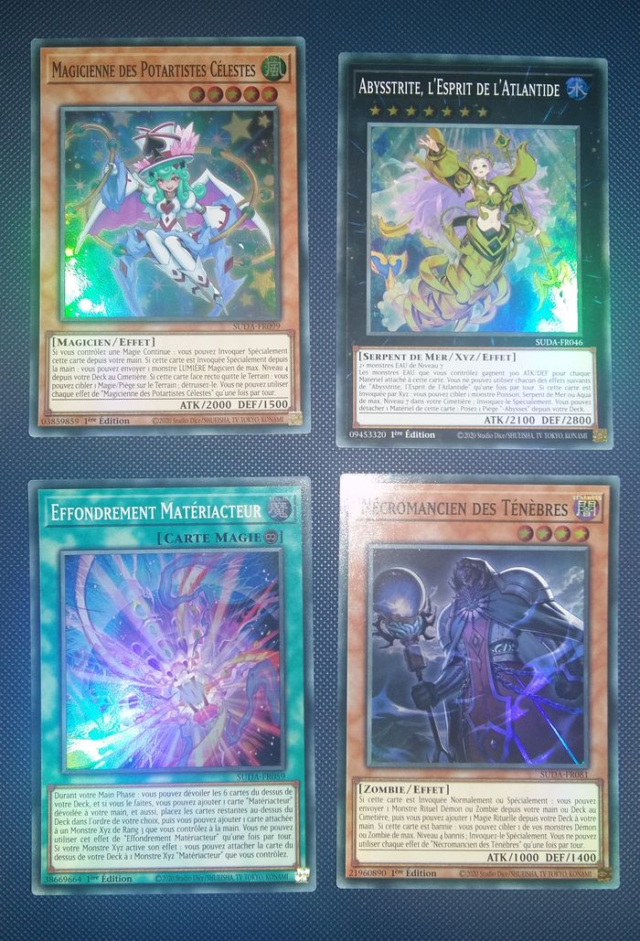 Yu-Gi-Oh ! Lots cartes SUDA - Les Ténèbres Suprêmes - 1ère édition FR - photo numéro 2