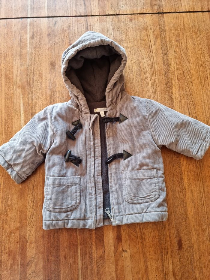 Manteau gris 3 mois