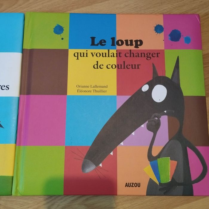 Lot 4 livres enfant Auzou Petit Loup mes grands albums - photo numéro 4
