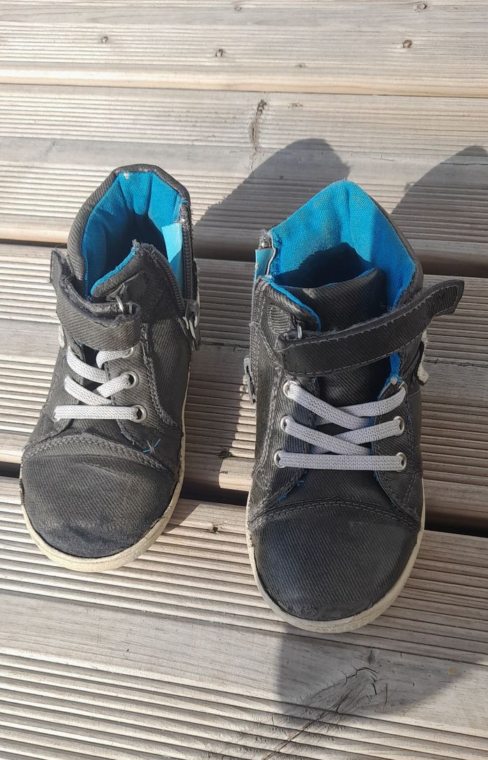 Baskets montante à scratchs - photo numéro 2