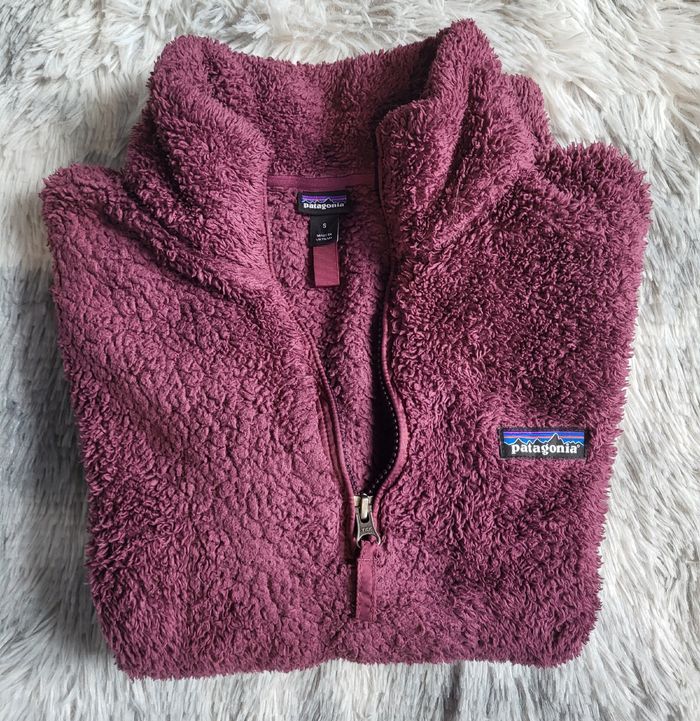🔥 Patagonia Los Gatos 1/4 Zip – Femme S – Bordeaux/Prune - photo numéro 10