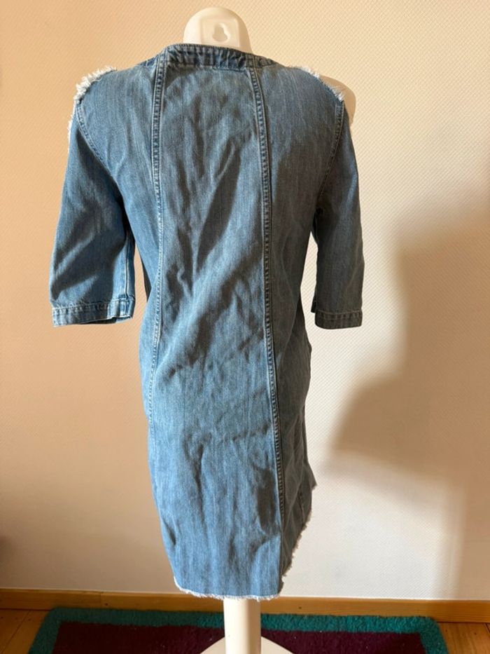 Robe d’été en jean neuf sans étiquette Maje taille 1 - photo numéro 5