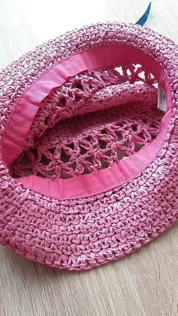 Chapeau en paille 49cm - photo numéro 2