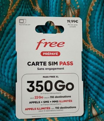 Carte sim prépayé 