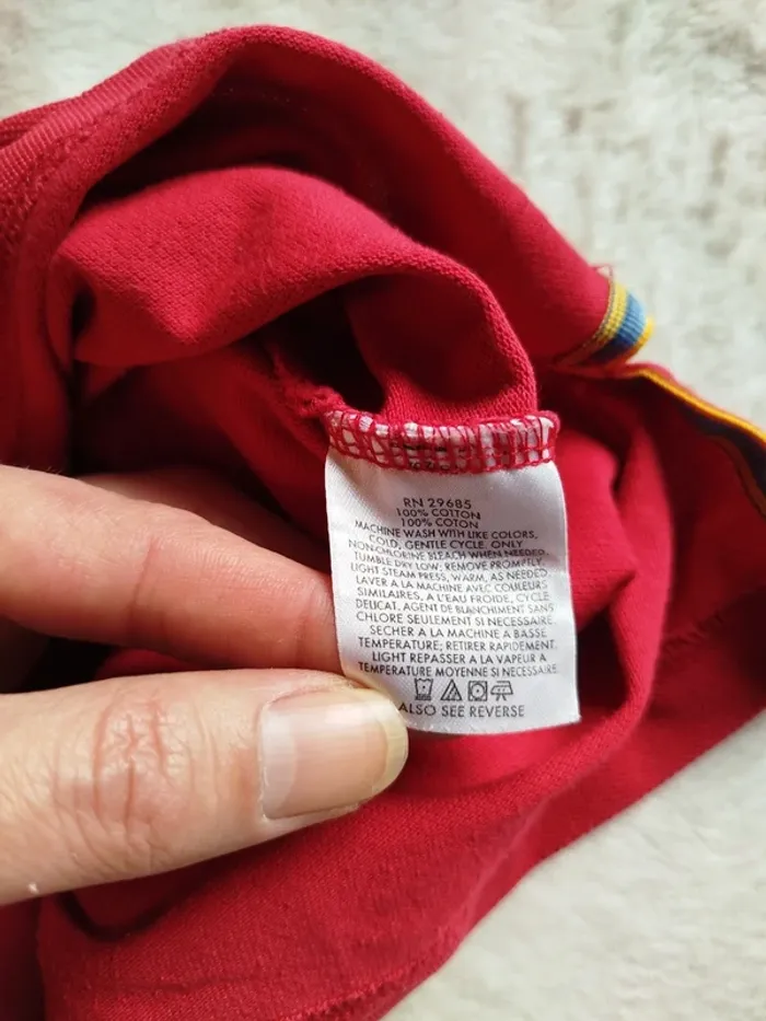 Polo Pendleton taille L rouge - photo numéro 7