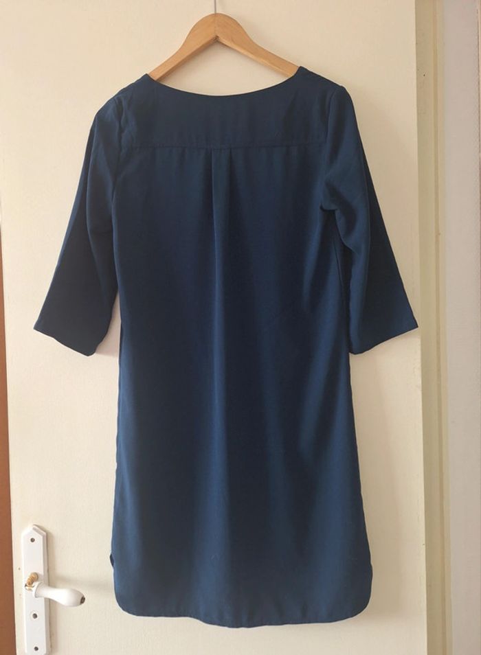 Robe bleu foncé Camaïeu taille petit 38 - photo numéro 4