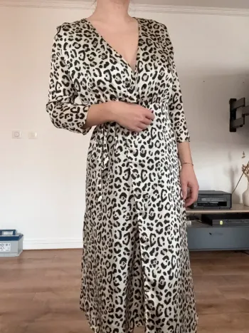 Robe longue Léopard