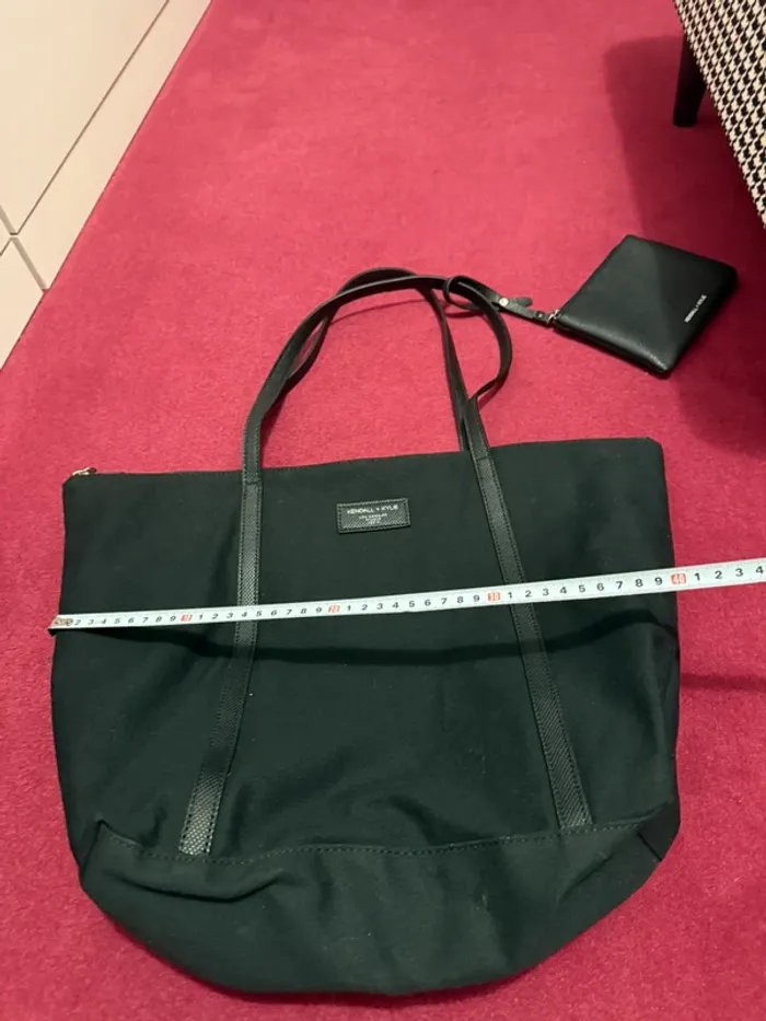 Sac noir tissus similicuir kendall +kylie neuf - photo numéro 5