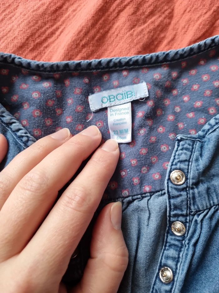 Robe manches longues obaibi assez fine 23 mois très bon état - photo numéro 2