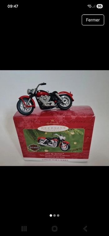 Ornement Moto Harley-Davidson