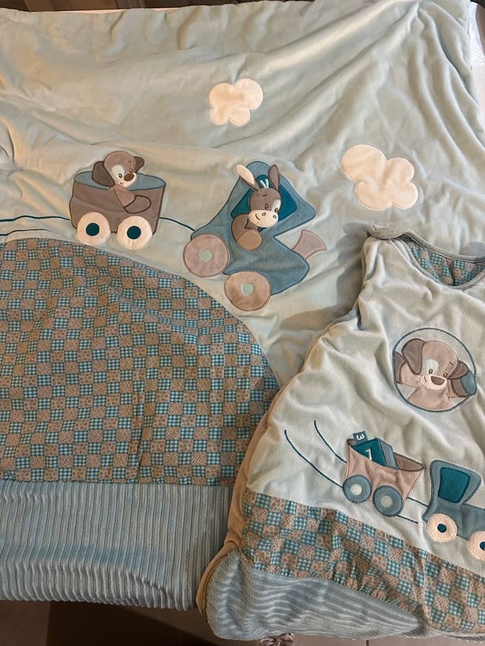 Lot gigoteuse + couverture - photo numéro 3