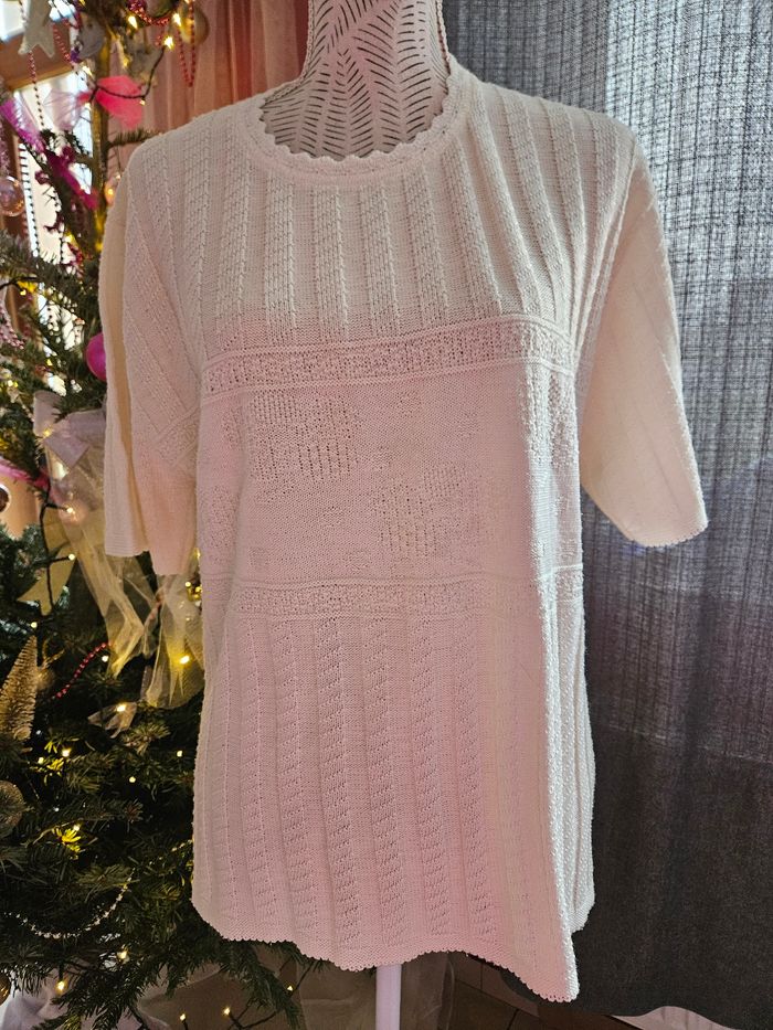 Pull à manches courtes