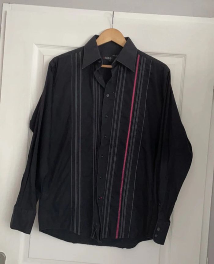 Chemise homme taille S noire - photo numéro 3