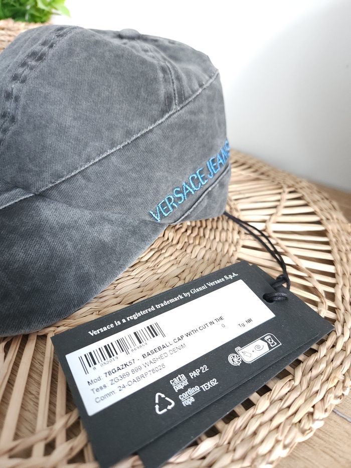 Casquette de Baseball Gris Vintage Versace Jeans Couture - photo numéro 4