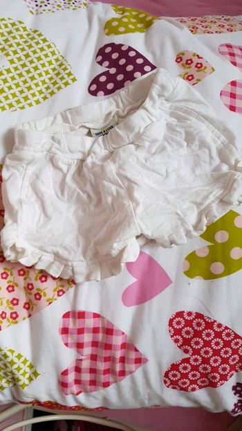 Short blanc 24 mois