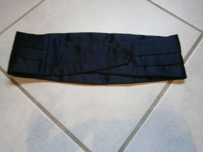 Sur-ceinture de costume réglable par scratch bleu marine - photo numéro 2