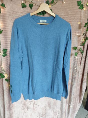 Pull bleu Yves Enzo XL
