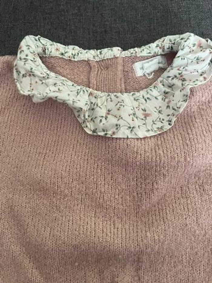 Pull col liberty rose 6 mois Vert Baudet - photo numéro 2