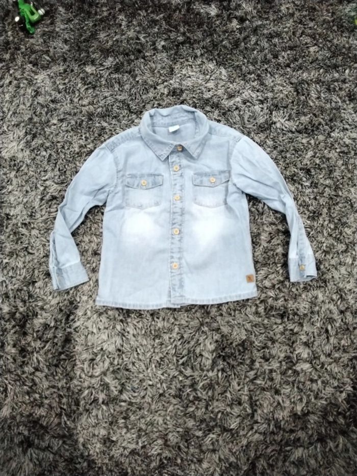 Chemise manches longues garçon 2 ans 23 mois