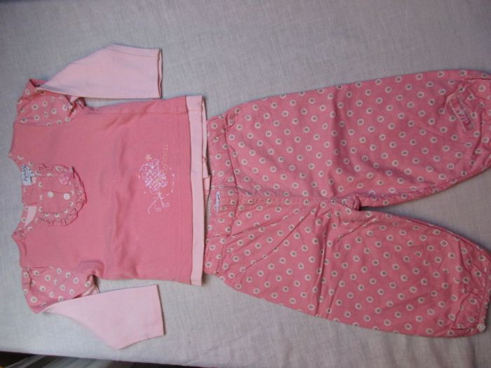 Ensemble pantalon et t-shirt, 6 mois